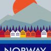 Bergen Norway Poster diamond painting