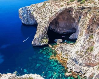 Blue Grotto Capri Italy diamond painting