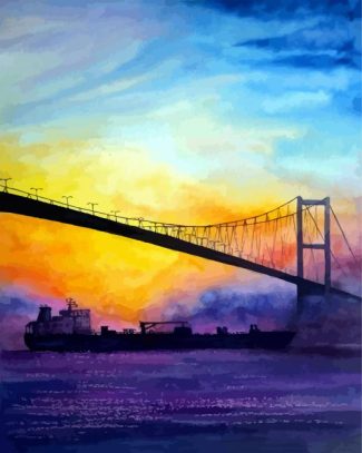 Bosphorus Bridge Art diamond painting