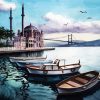 Bosphorus Bridge View Art diamond painting