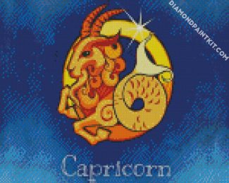 Capricorn Horoscope diamond painting