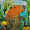 Capybara Animal diamond painting