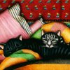 Cats In Blanket diamond painting