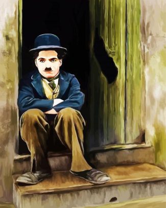 Charlie Chaplin Art diamond painting