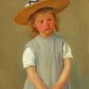 Child In A Straw Hat diamond painting