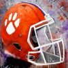Clemson Tigers Football Helmet diamond painting