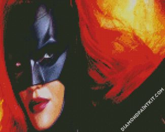 Close Up Batwoman diamond painting