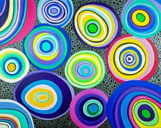 Colorful Circles diamond painting