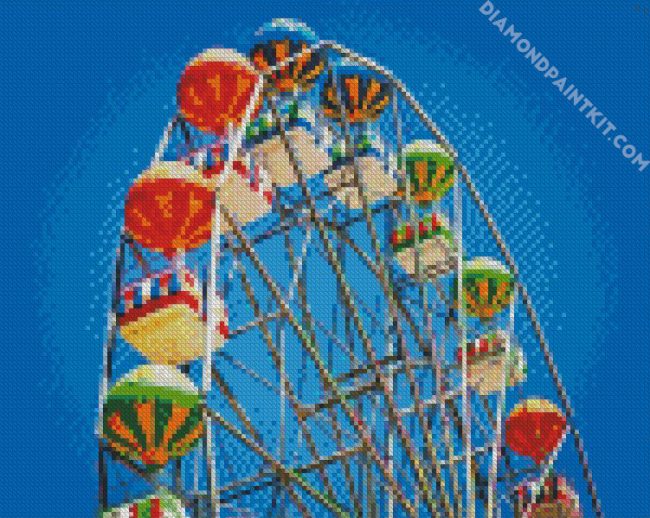 Colorful Ferris Wheel diamond painting