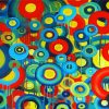 Colorful Splatter Circles diamond painting
