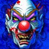 Creepy Circus Clown Face diamond painting