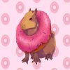 Donut Capybara diamond painting