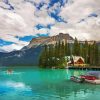 Emerald Lake Canada diamond painting