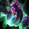 Fantasy Jormungandr Serpent Dragon diamond painting