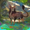 Fantasy Beast Deer diamond painting