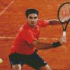 Federer Tennis Player diamond painting
