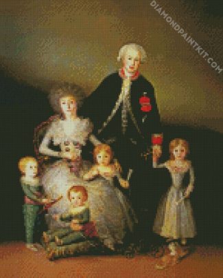 Francisco De Goya The Duke Of Osuna And His Family diamond painting