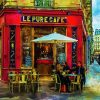 French Cafe diamond painting