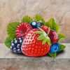 Fresh Berries Fruits diamond painting