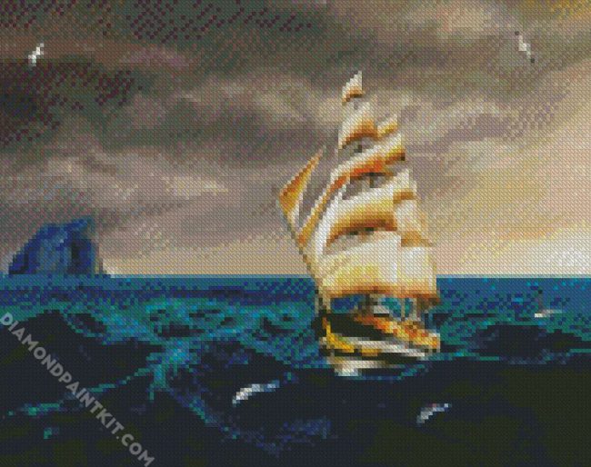 Galleon Sailing Ship diamond painting