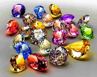 Gemstones diamond painting