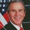Georg W Bush President diamond painting