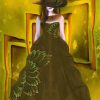 Girl With Ball Gown Art diamond painting