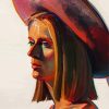 Girl With Pink Hat By Thiebaud diamond painting
