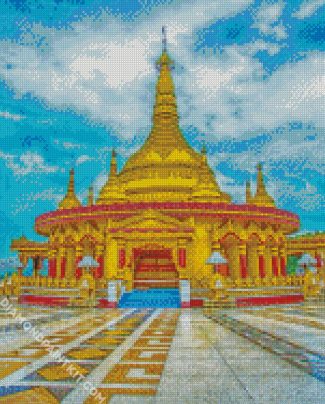 Golden Temple Bangladesh diamond painting