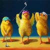 Golfers Chicks diamond painting