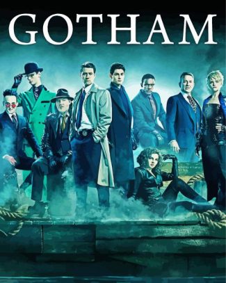 Gotham Serie Cast diamond painting