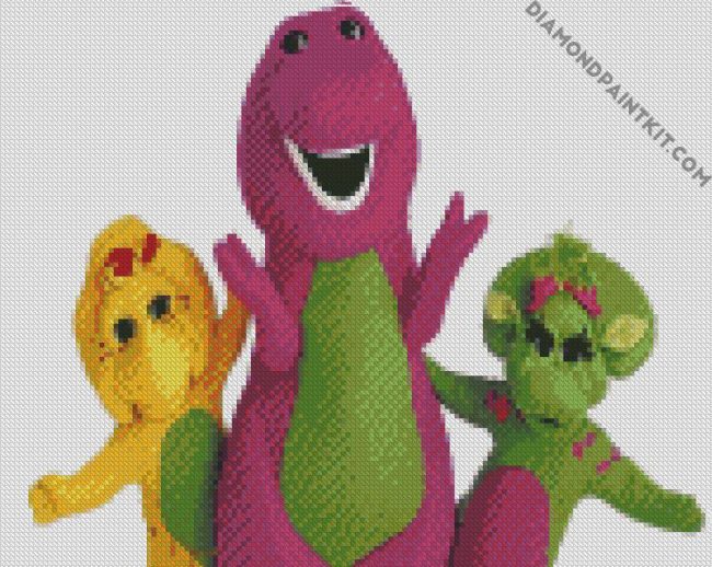 Barney And His Friends diamond painting