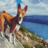 Basenji Dog Art diamond painting