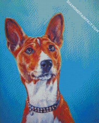 Basenji Dog Head Art diamond painting