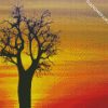 Boab Tree At Sunset diamond painting