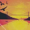 Bosphorus Bridge At Sunset Art diamond painting