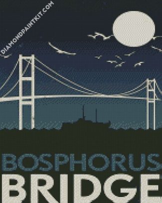 Bosphorus Bridge Poster diamond painting