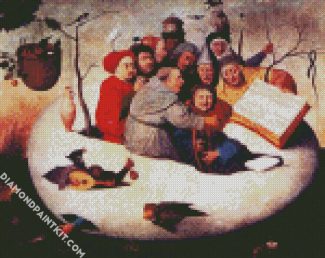 Concert In The Egg By Hieronymus Bosch diamond painting