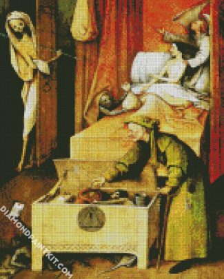 Death And The Miser By Bosch diamond painting