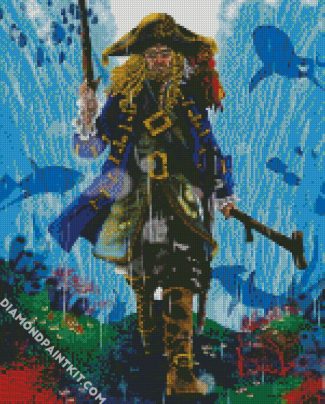 Hector Barbossa Pirates Of The Caribbean Serie diamond painting