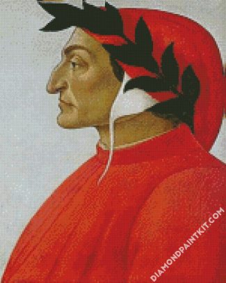 Portrait Of Dante By Botticelli diamond painting