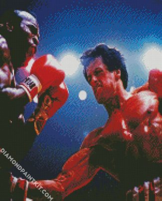 Rocky Balboa Fighting diamond painting
