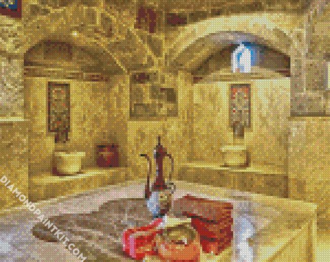 Traditional Turkish Bathhouse diamond painting