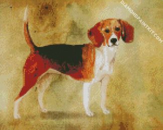 Beagle Dog Art diamond painting