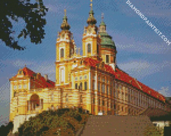 Melk Abbey Austria Barock Buildings diamond painting