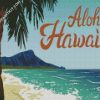 Hawaii Aloha Beach diamond painting