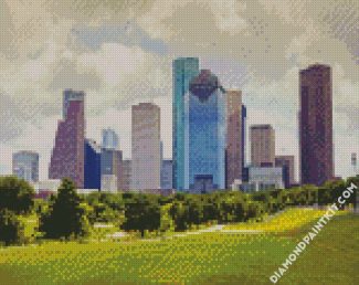 Houston City diamond painting