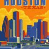 Houston Texas Poster diamond painting