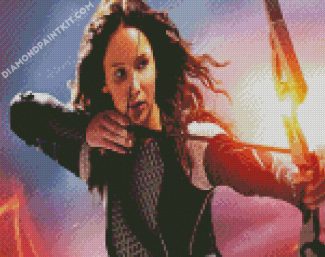 Hunger Games Katniss Everdeen diamond painting
