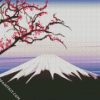 Illustration Mt Fuji diamond painting
